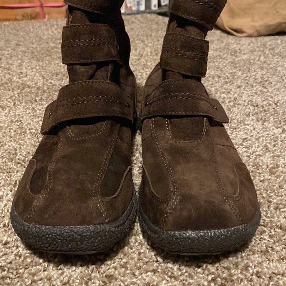 Propet brown leather Sherpa-lined shock-absorbing all-weather boots (7.5) EUC! - Picture 12 of 14